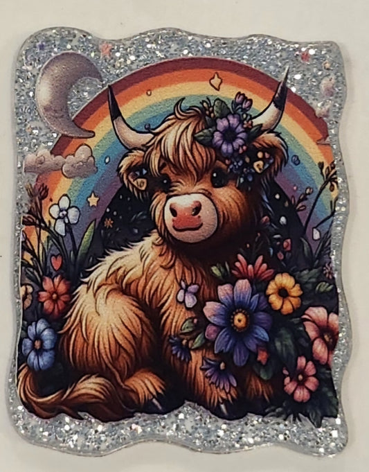 19 - Cow with Rainbow