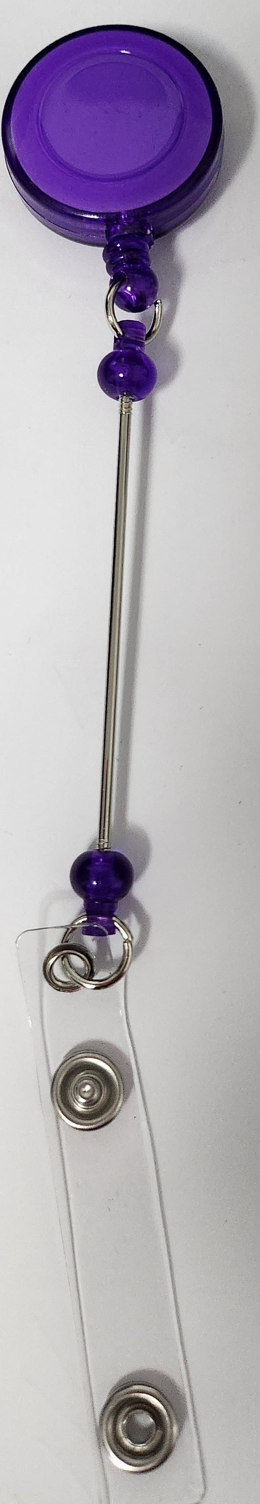 Purple - Semi Transparent Badge Reel