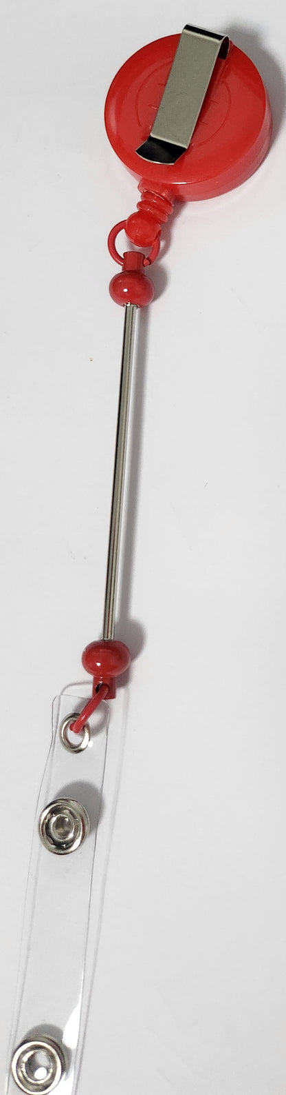 Red - Solid Badge Reel